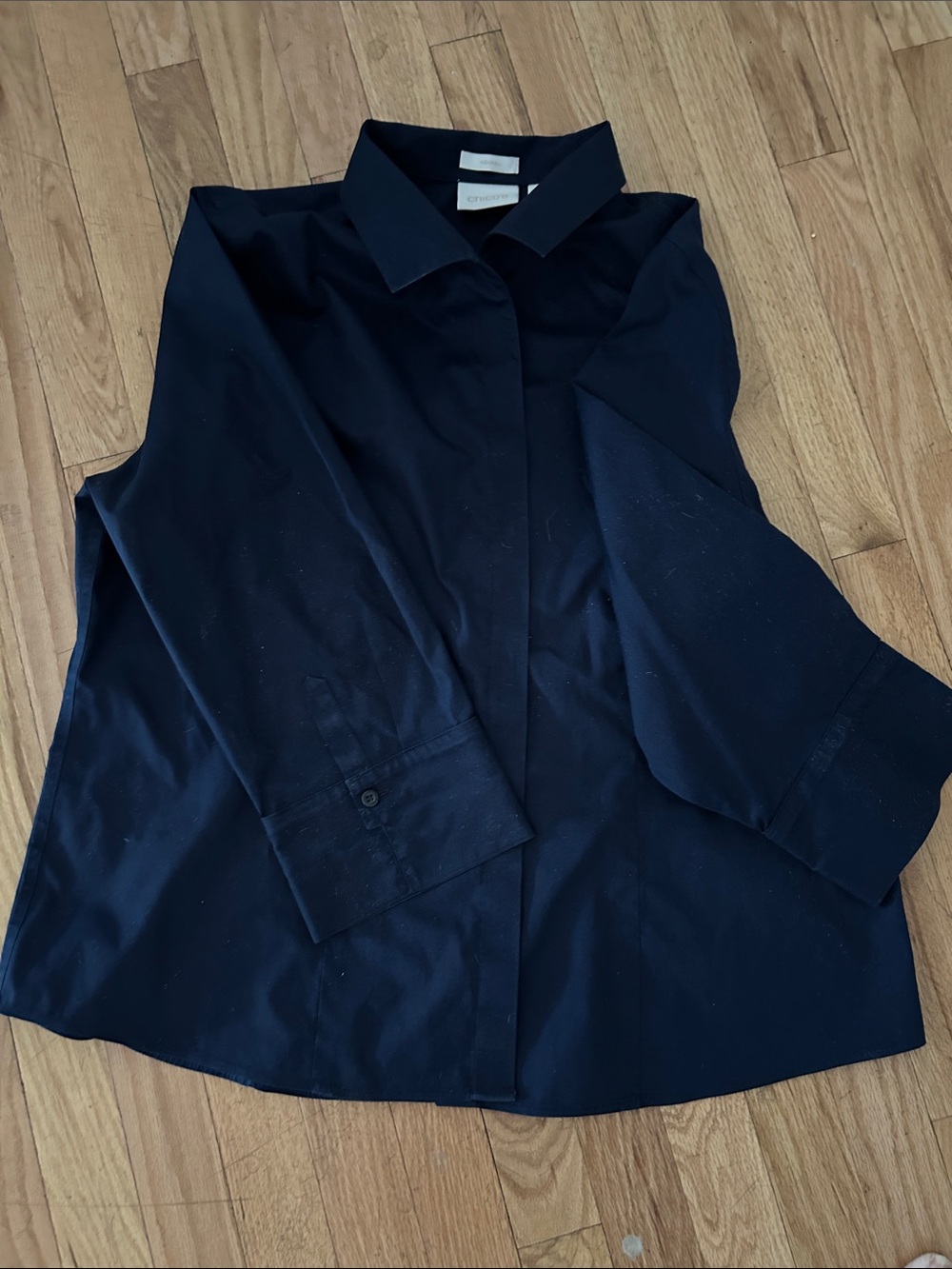 Navy No-Iron Cotton Shirt